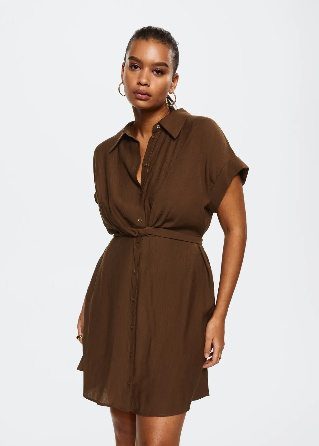Vestito camicione fiocco