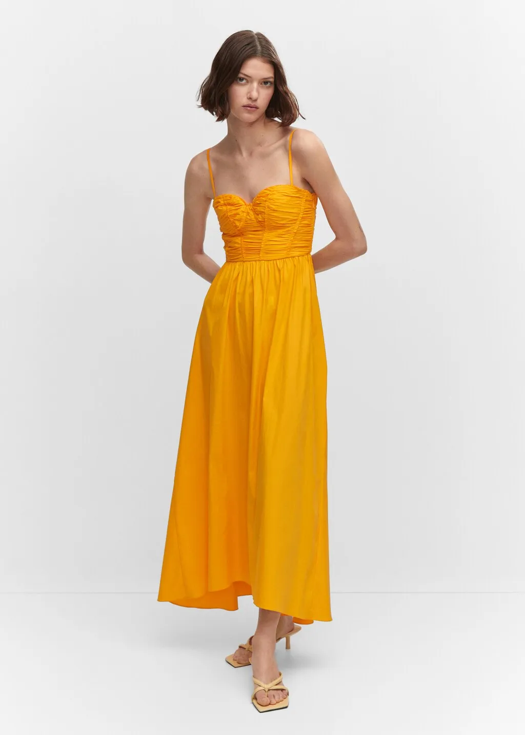 Vestito corsetto svasato