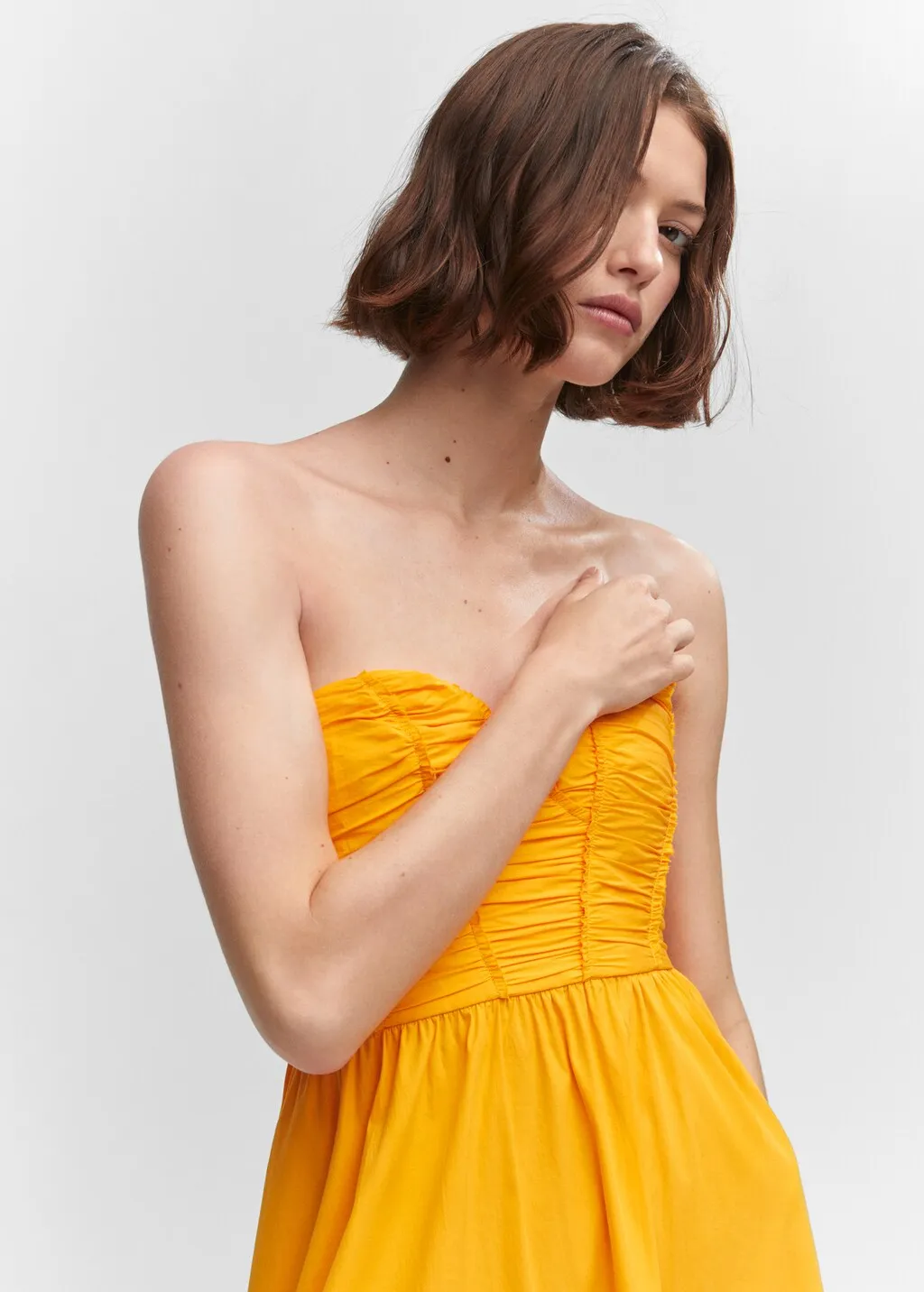 Vestito corsetto svasato