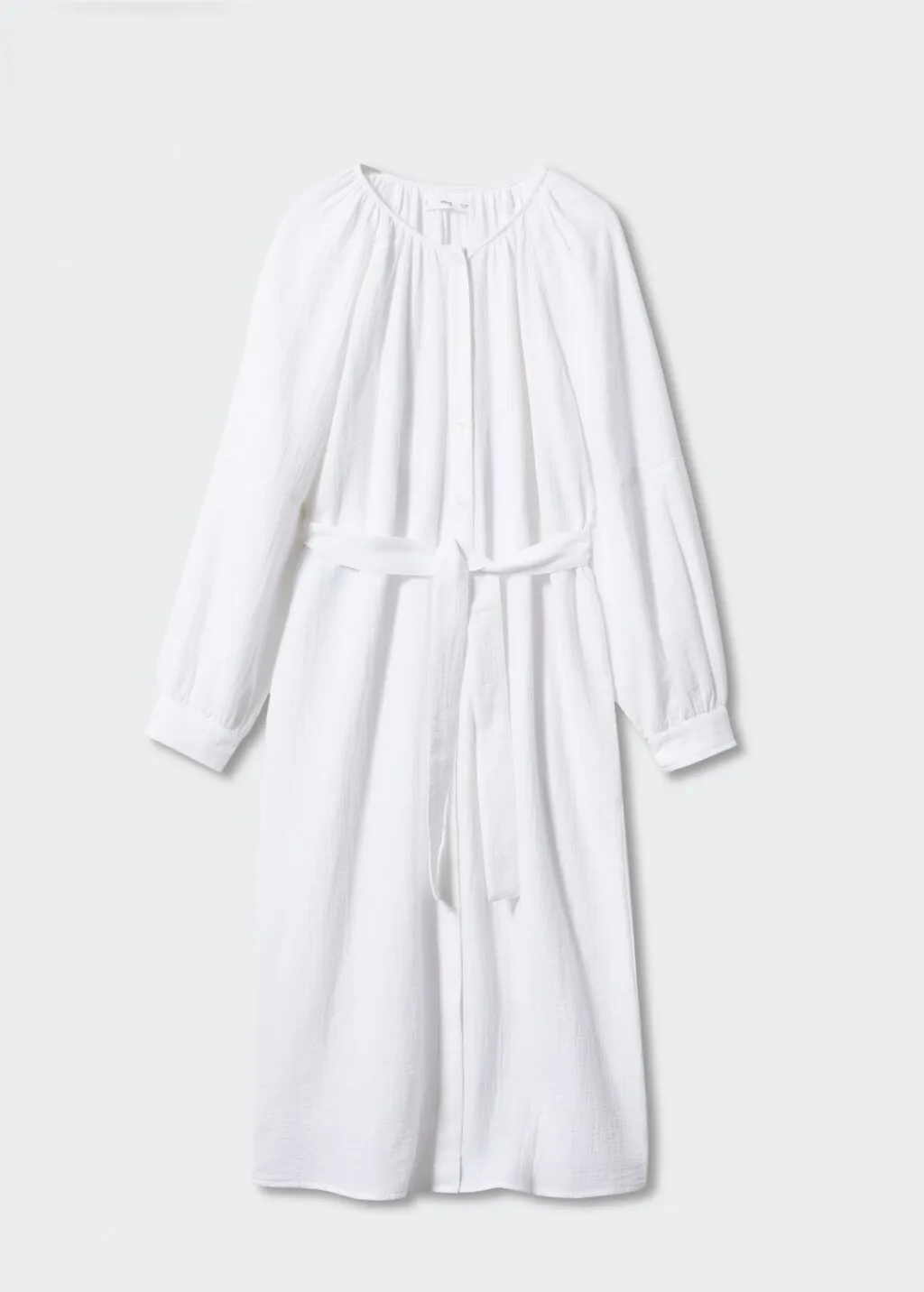 Vestito cotone cintura