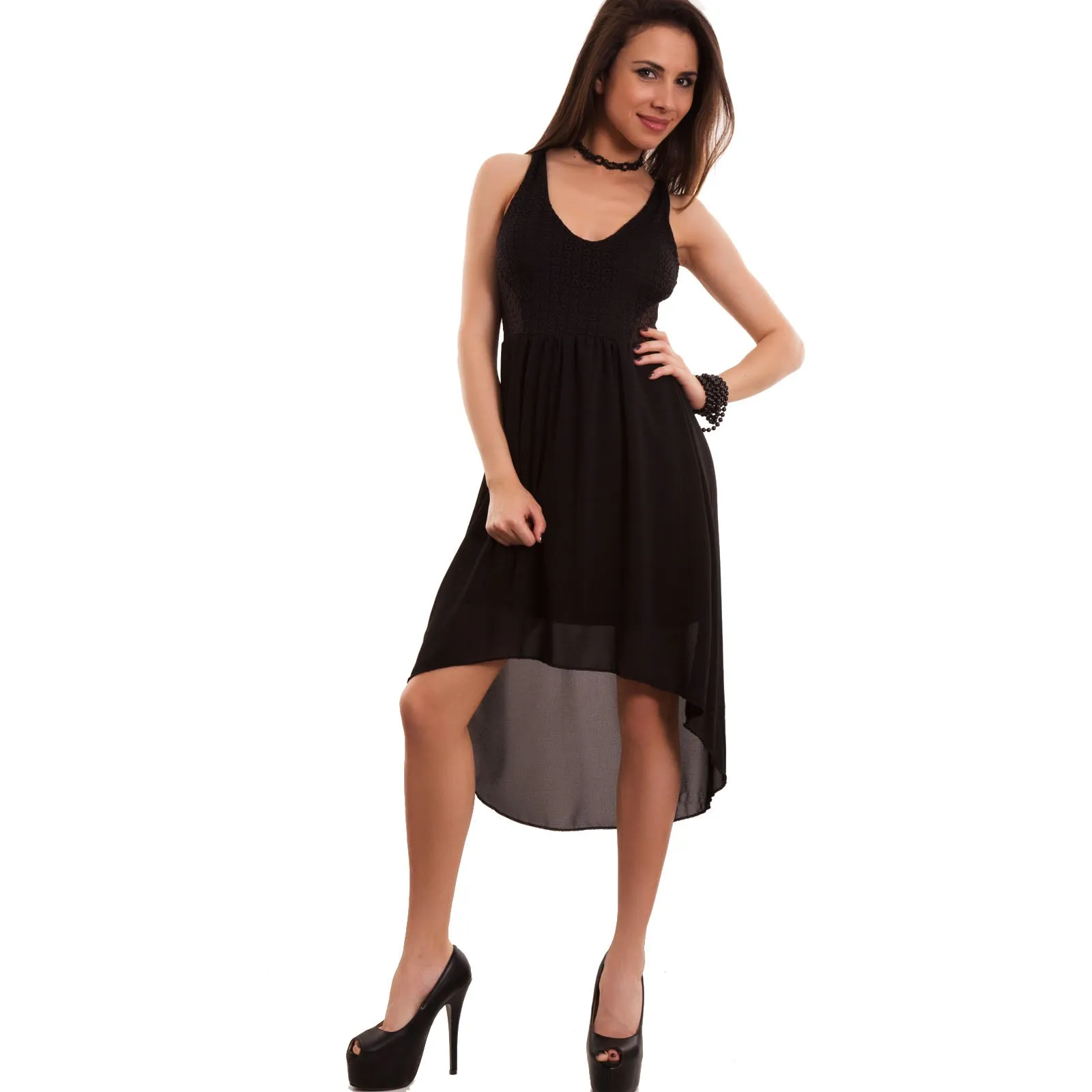 Vestito donna miniabito abito AS-8563