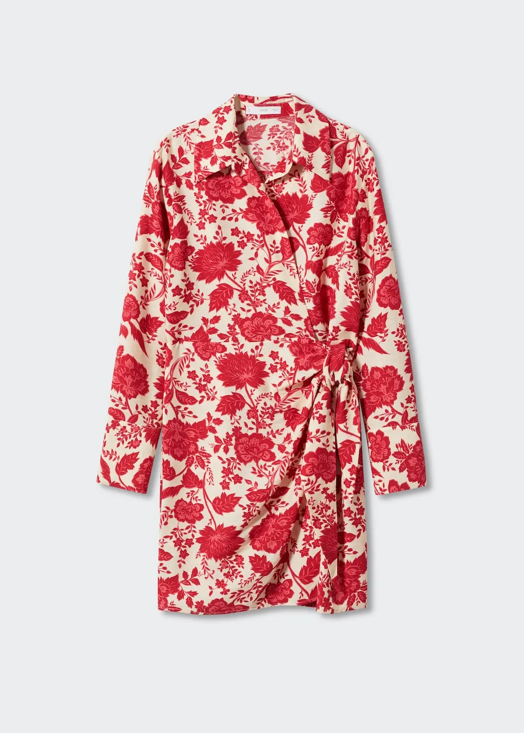 Vestito floreale incrociato