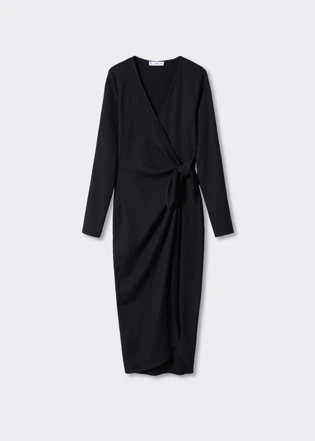 Vestito incrociato fiocco