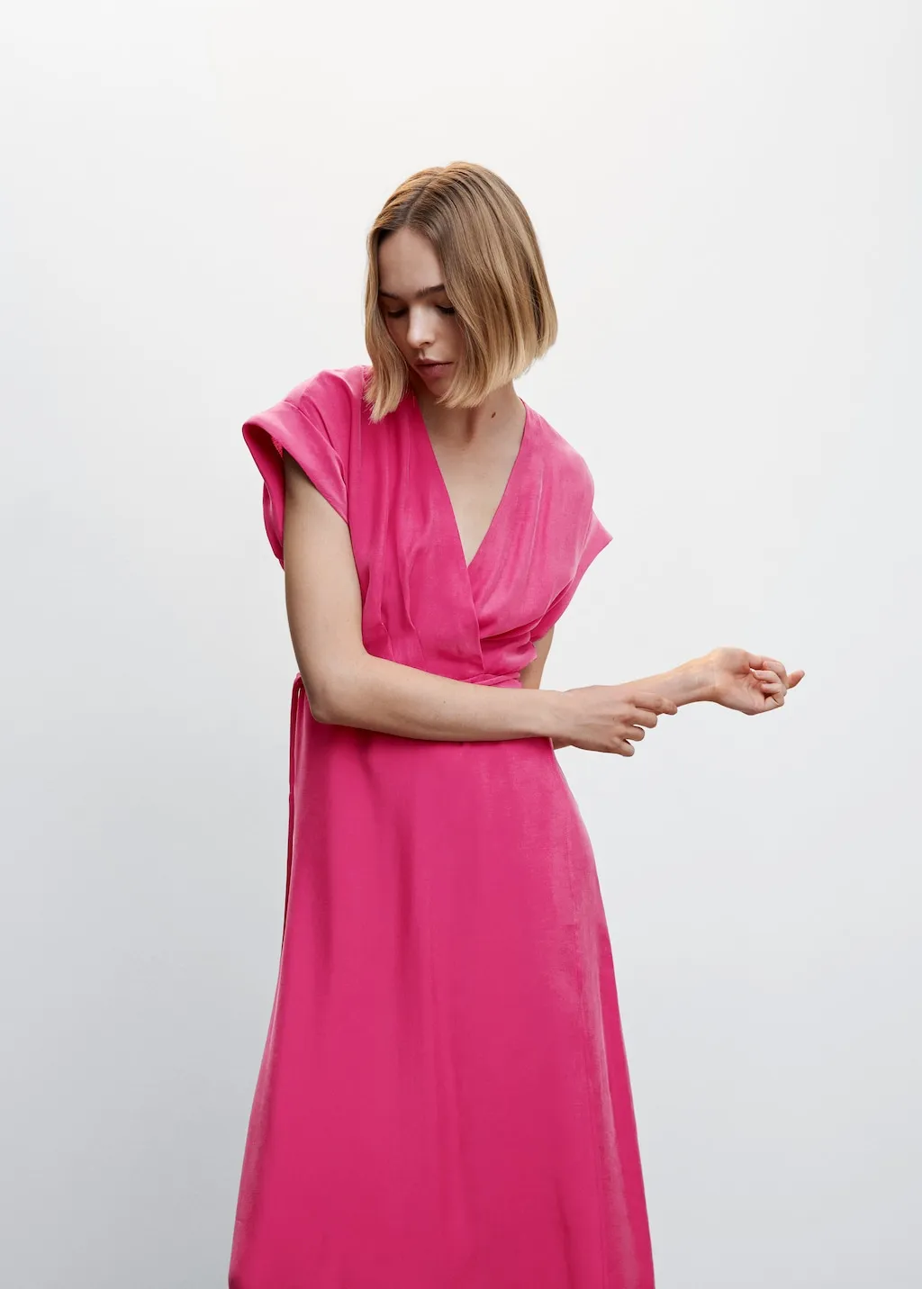 Vestito incrociato modal