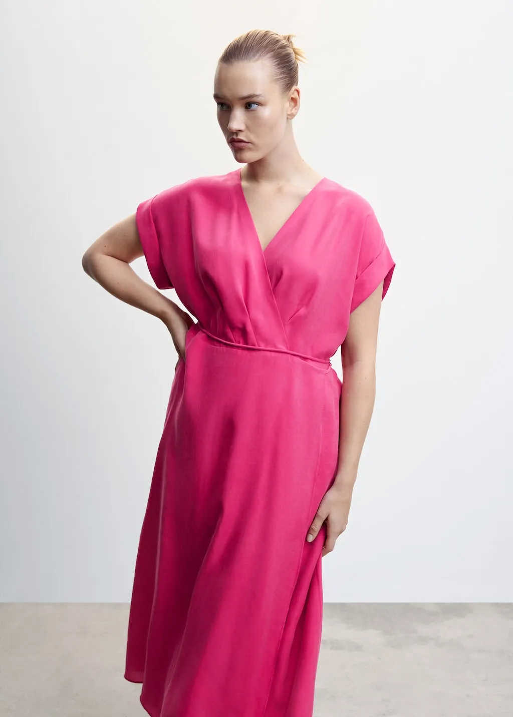 Vestito incrociato modal