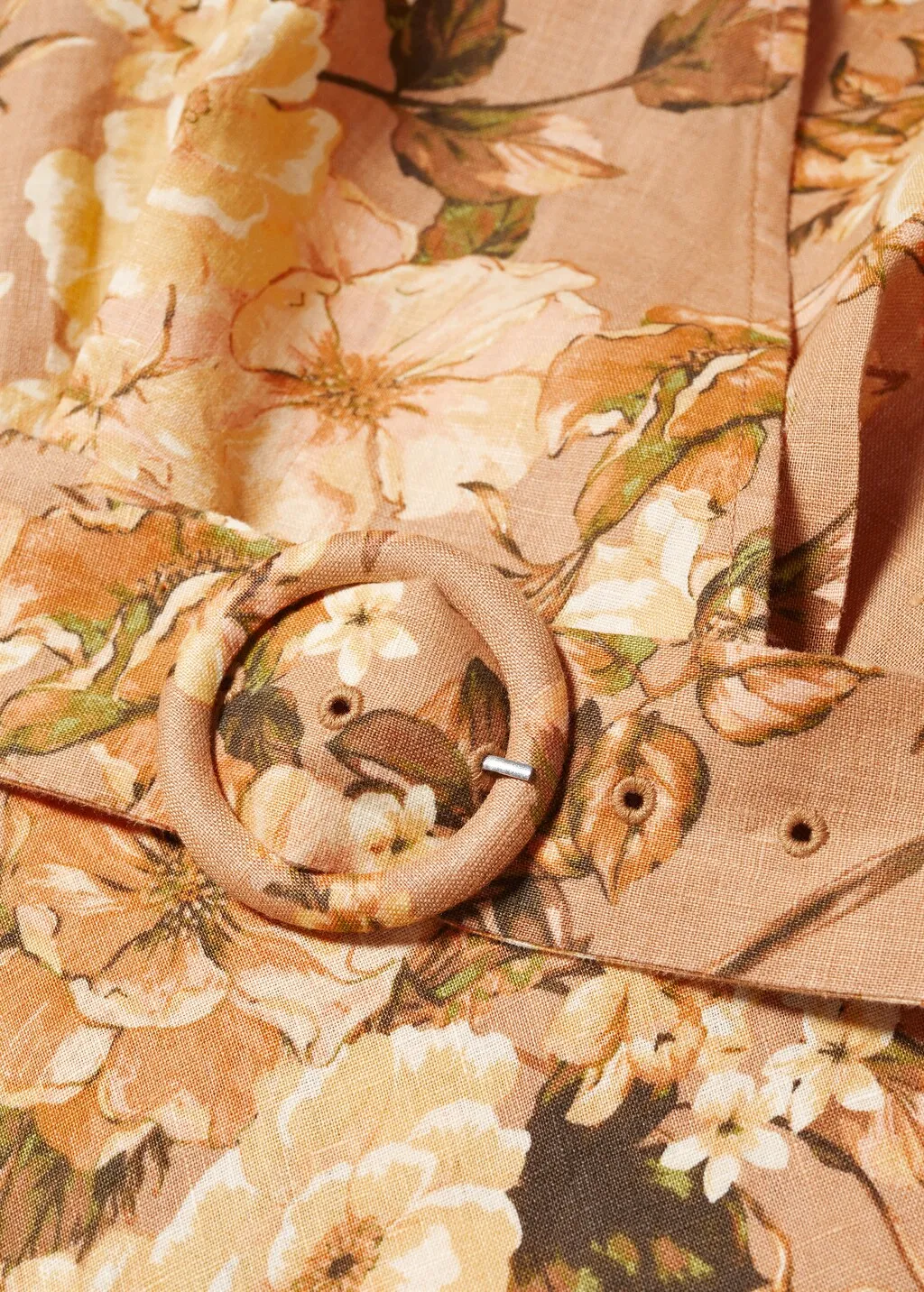 Vestito lino fiori