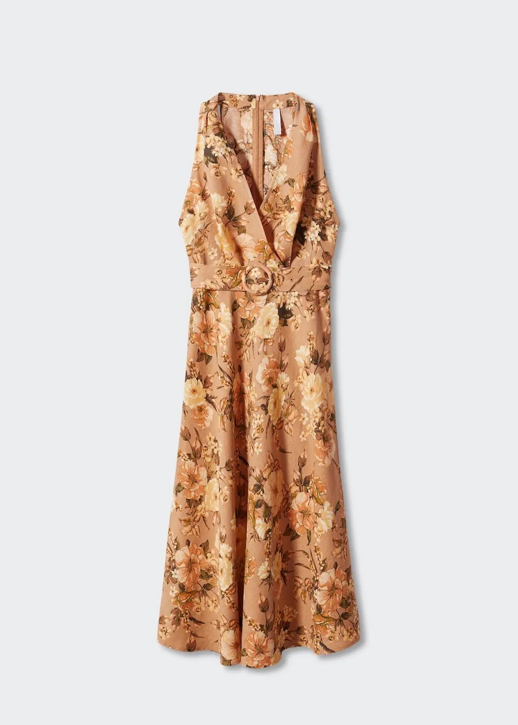 Vestito lino fiori