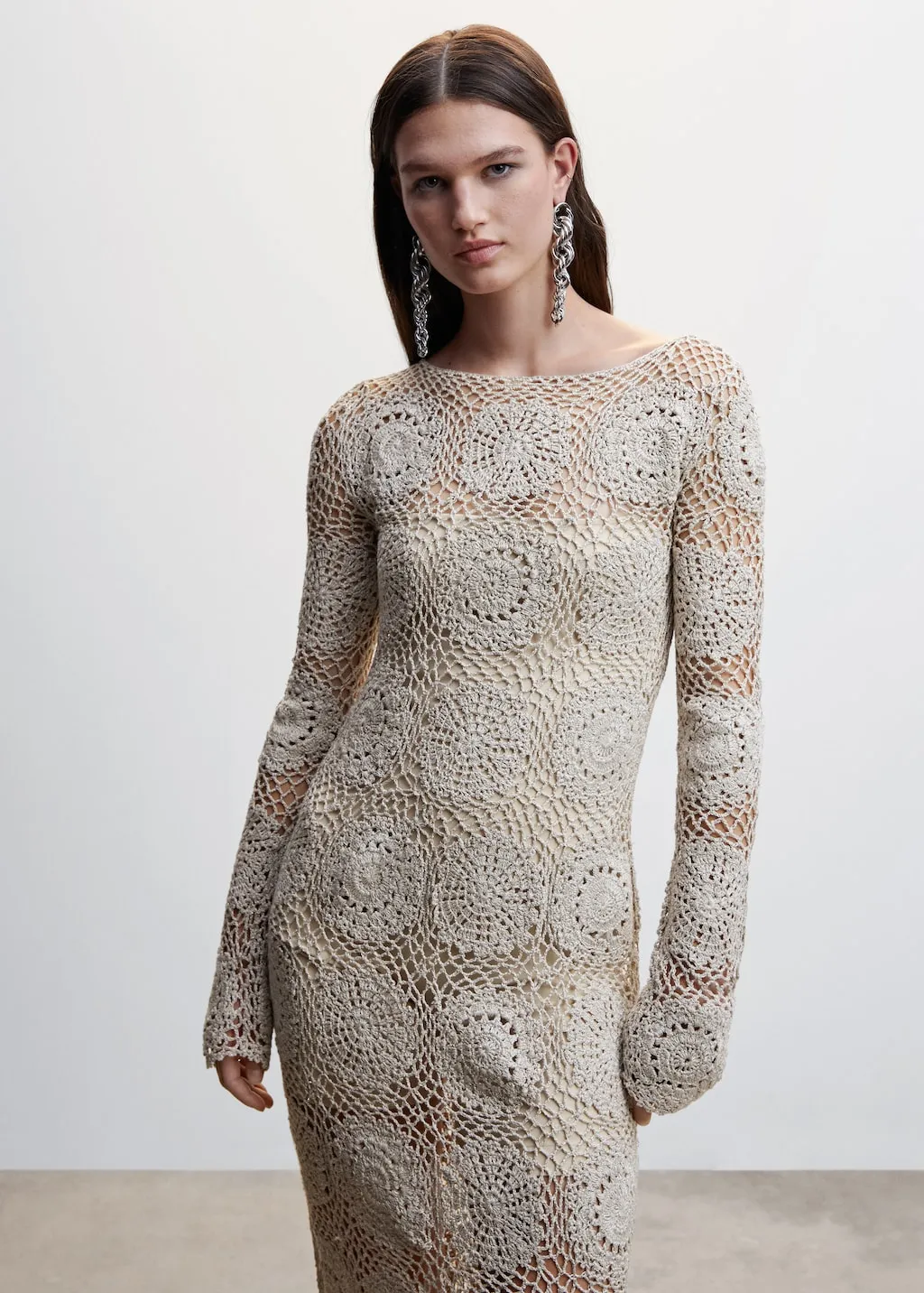 Vestito lungo crochet