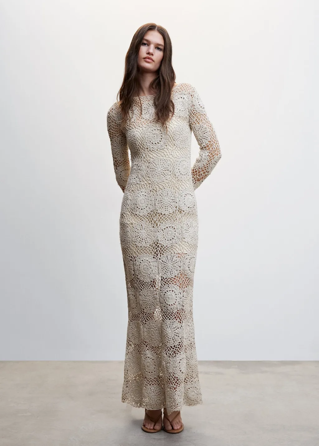 Vestito lungo crochet