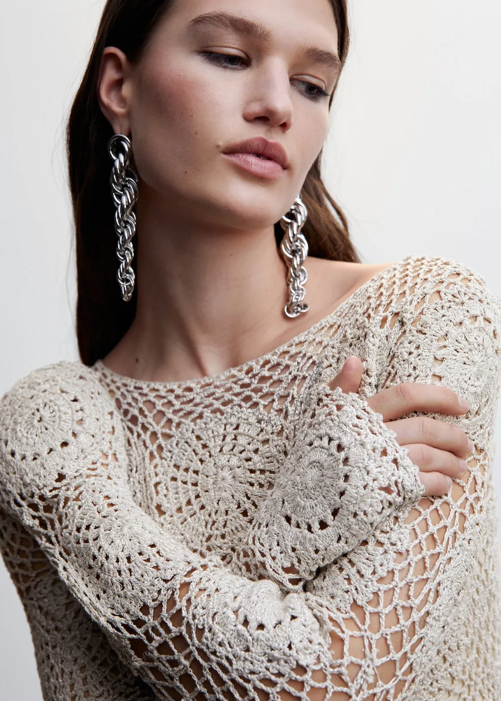 Vestito lungo crochet