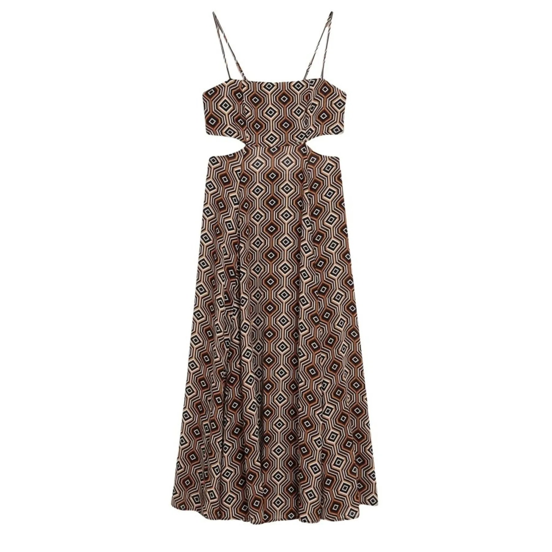 Vestito lungo da donna con schiena traforata Superdry