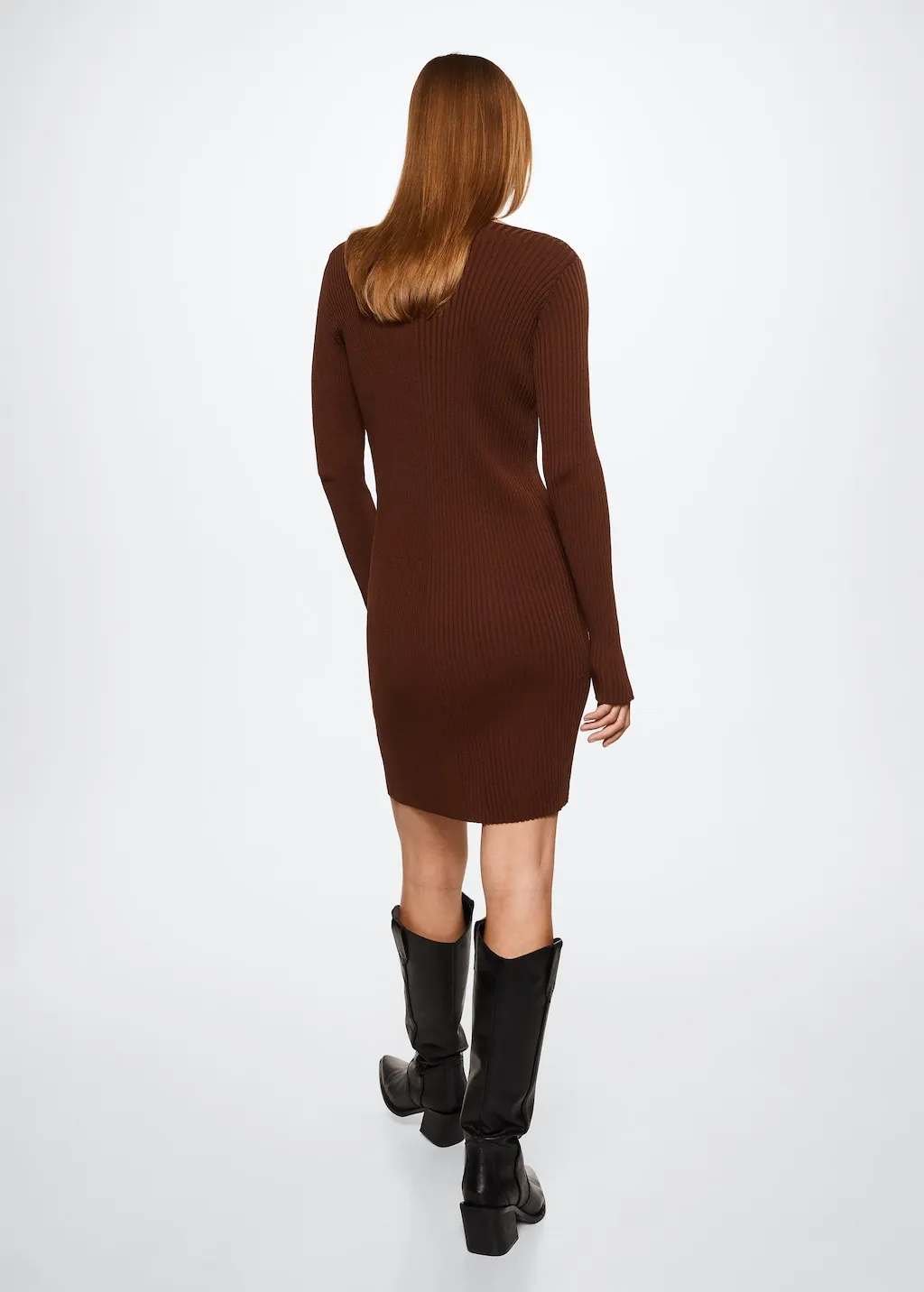Vestito maglia laccio