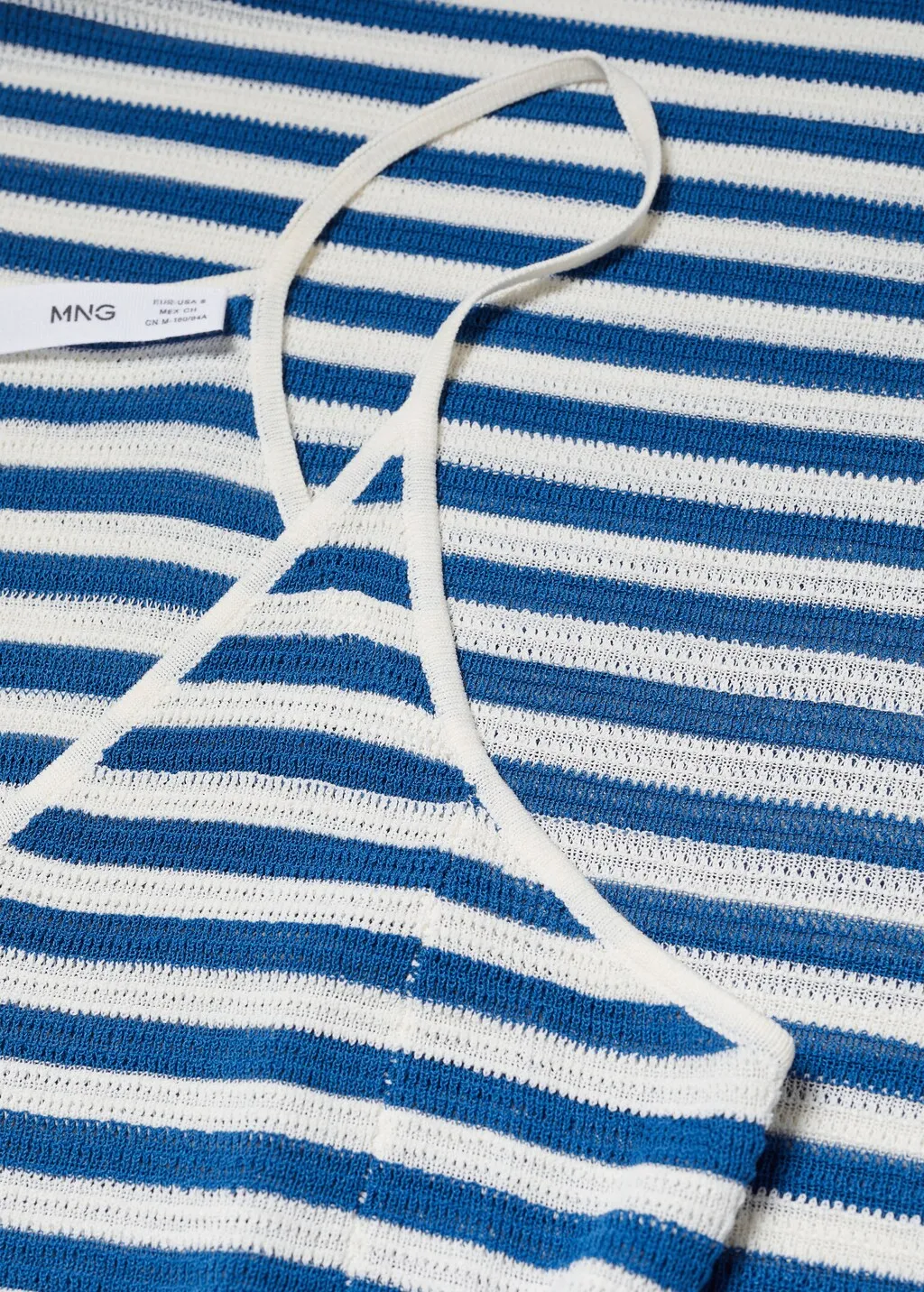 Vestito maglia righe