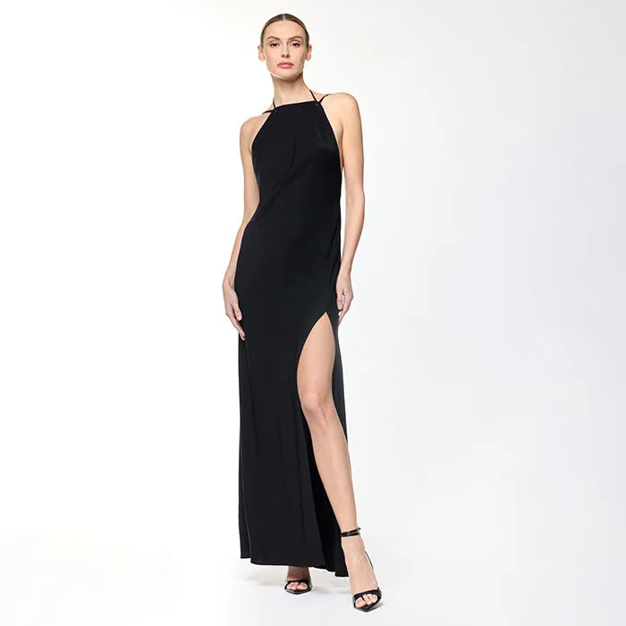 Vestito nero lungo