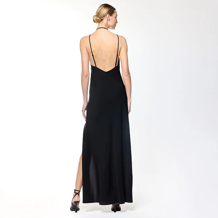 Vestito nero lungo