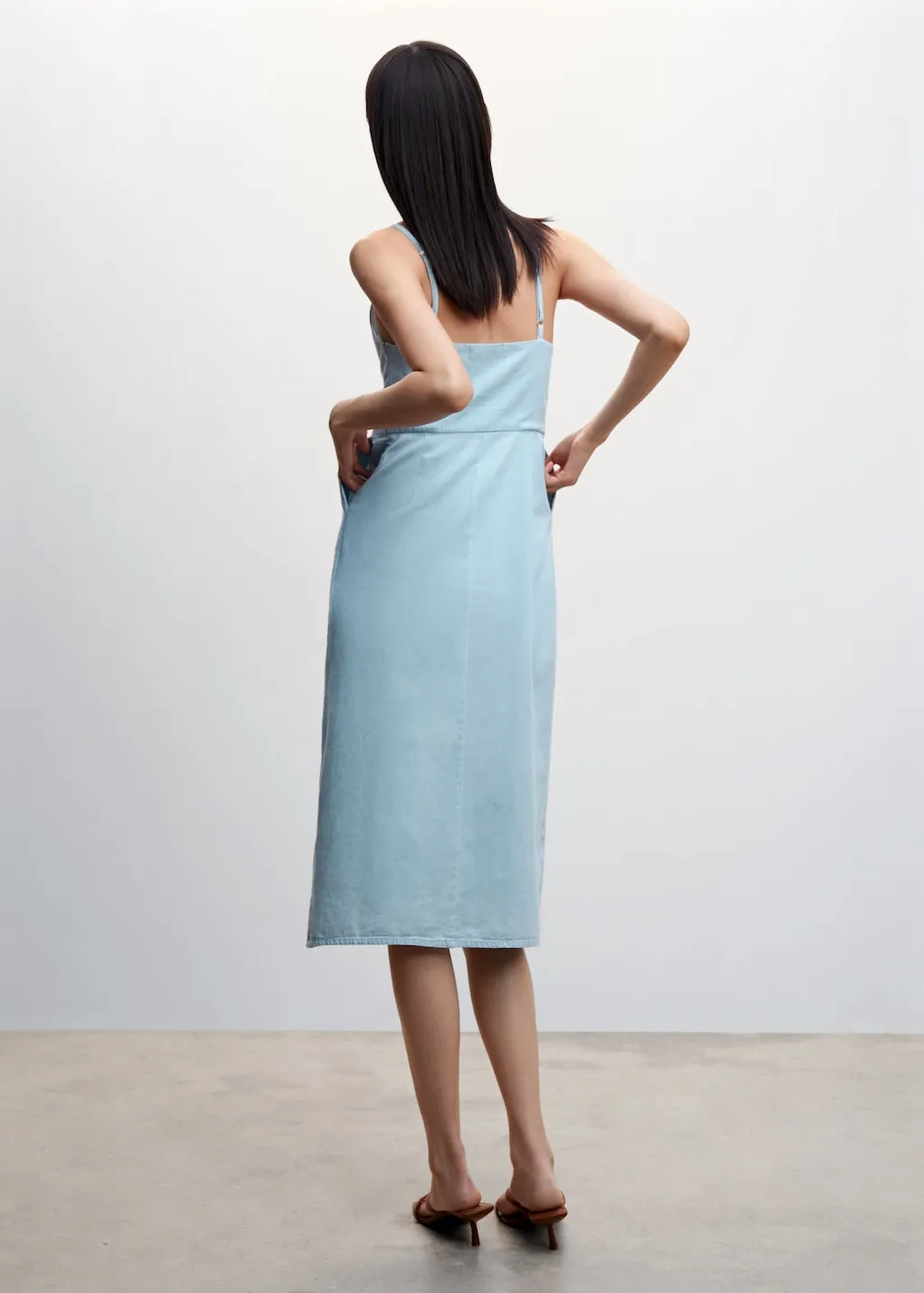 Vestito nodo Tencel