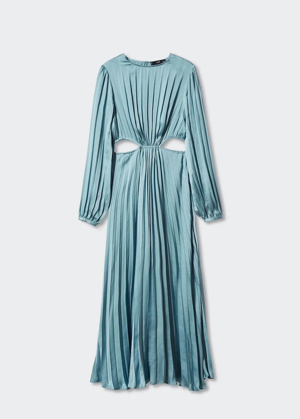 Vestito plissettato satinato