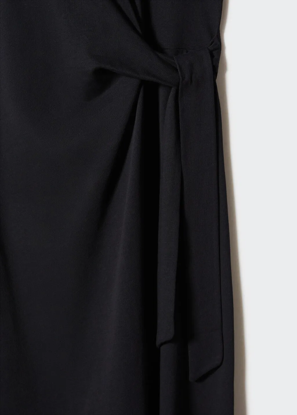 Vestito spacco fiocco