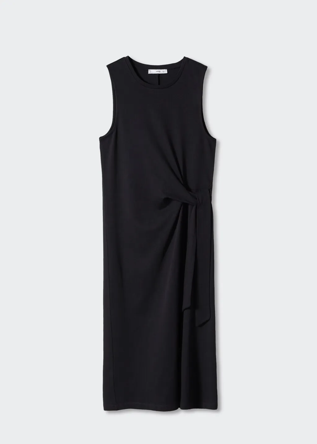 Vestito spacco fiocco