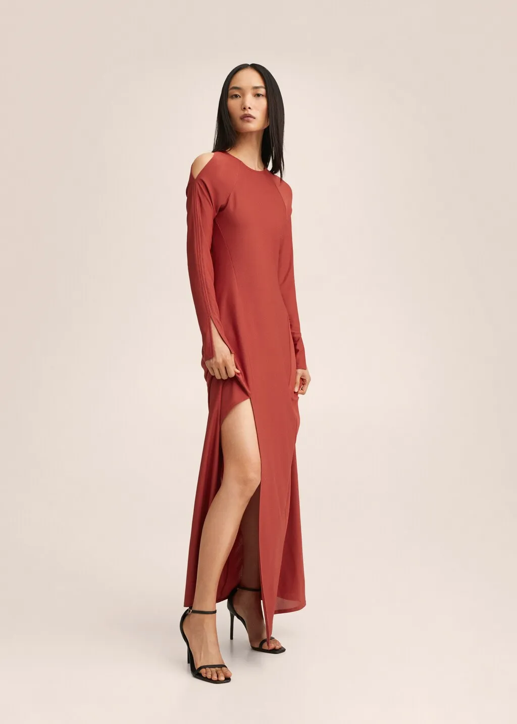Vestito spacco laterale