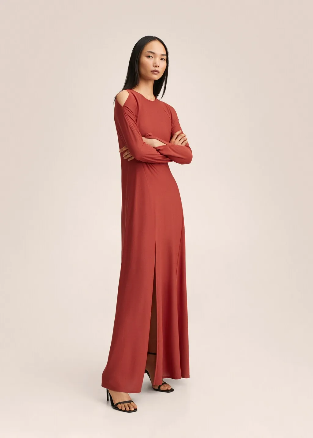 Vestito spacco laterale