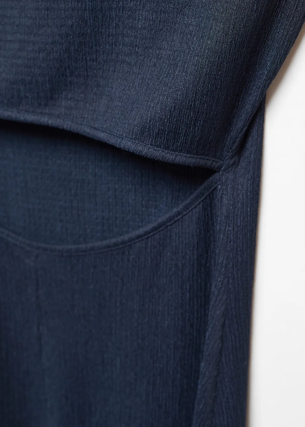 Vestito texture spacco