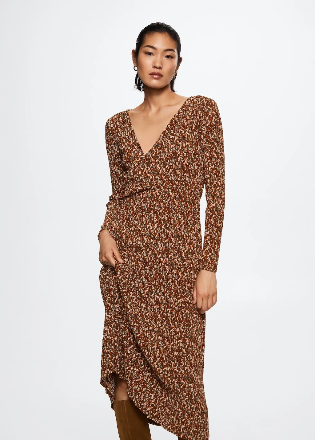 Vestito texture stampa
