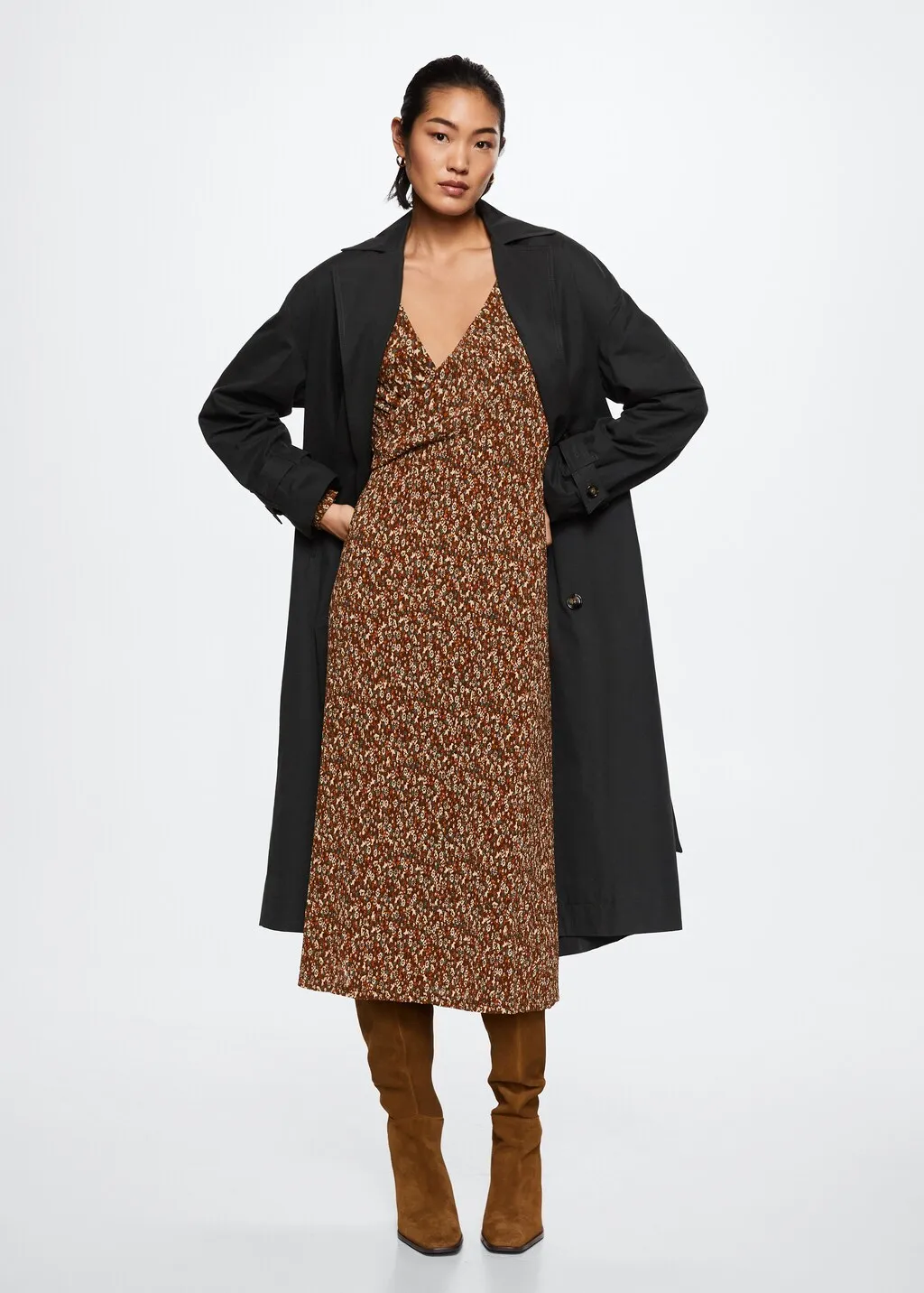 Vestito texture stampa