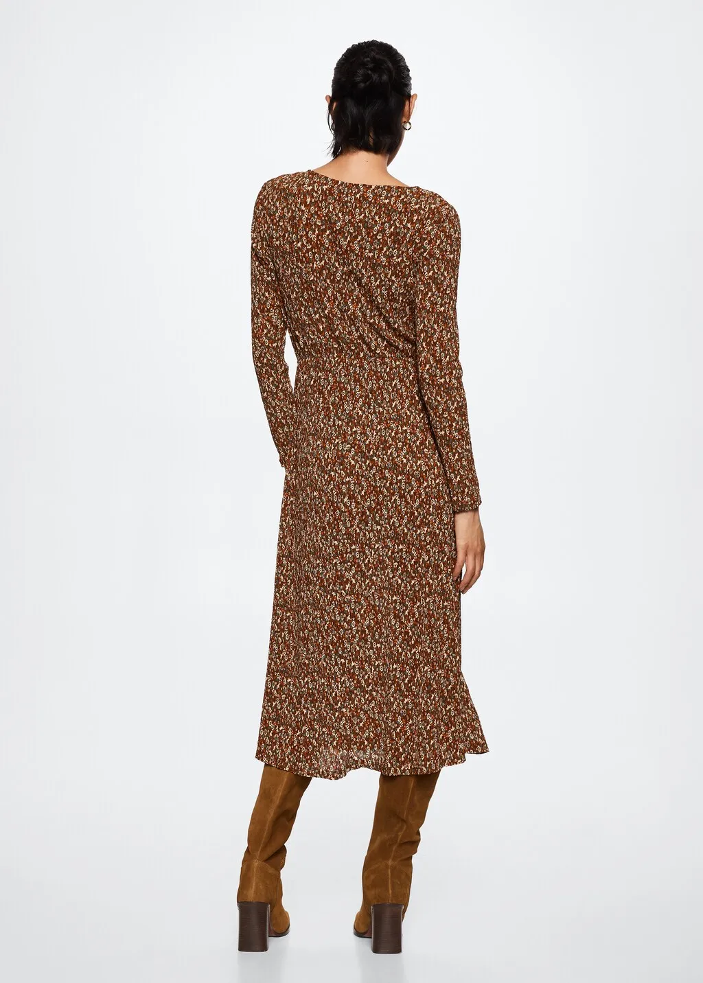 Vestito texture stampa