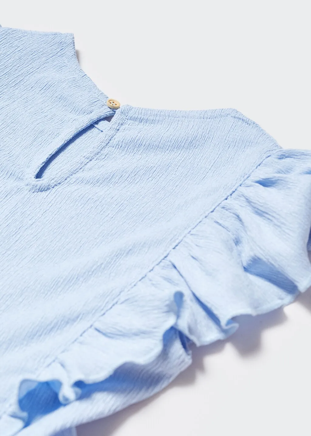 Vestito texture volant