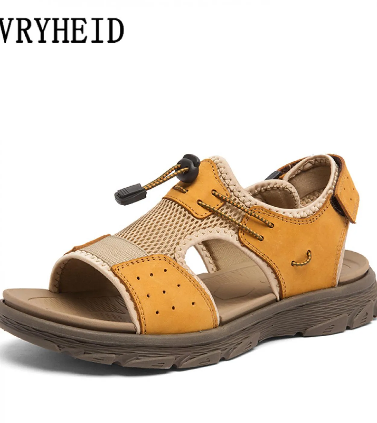 Vryheid Summer Platform Sandali da uomo Fashion Gladiator Leather Luxury Beach Wading Shoes Antiscivolo Outdoor Sport Casual