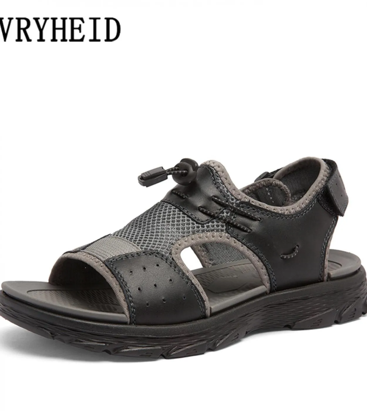 Vryheid Summer Platform Sandali da uomo Fashion Gladiator Leather Luxury Beach Wading Shoes Antiscivolo Outdoor Sport Casual