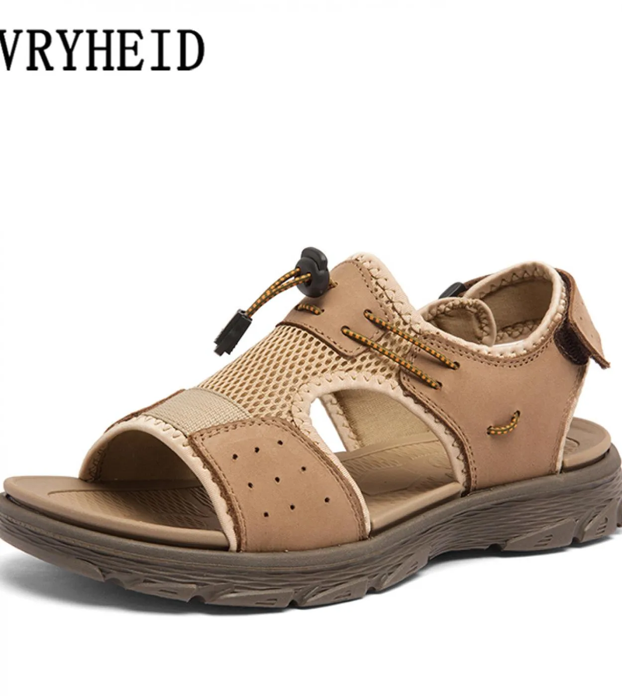 Vryheid Summer Platform Sandali da uomo Fashion Gladiator Leather Luxury Beach Wading Shoes Antiscivolo Outdoor Sport Casual