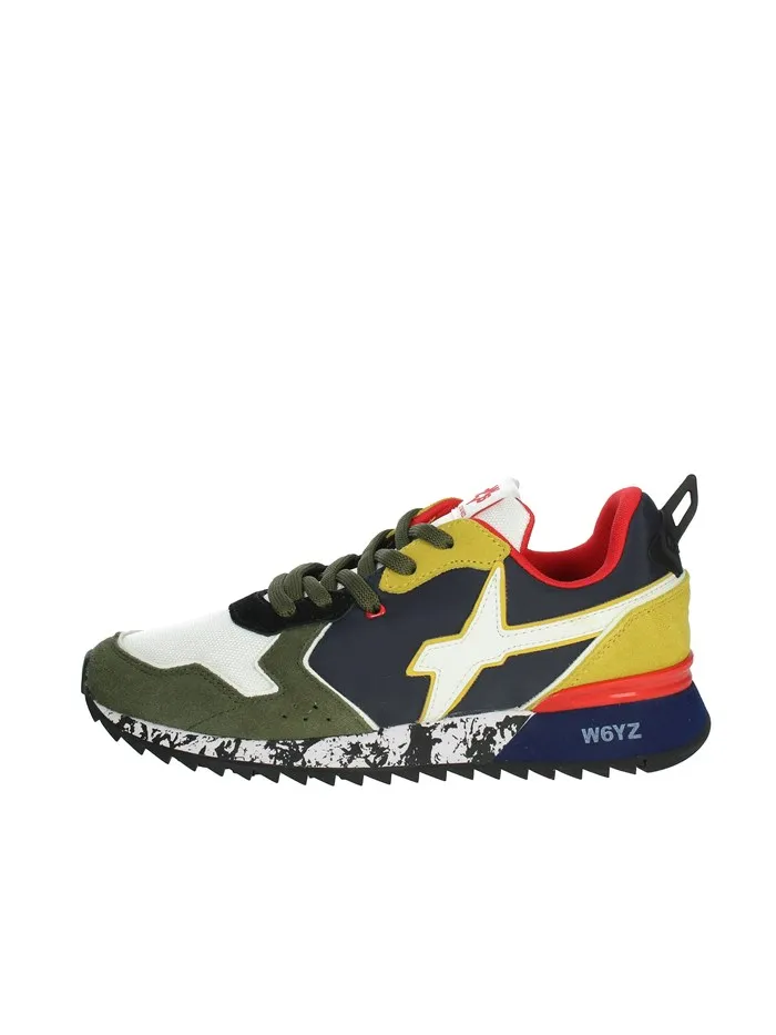 W6YZ  SNEAKERS BASSA 0012013566.46.1F66 BIANCO/VERDE