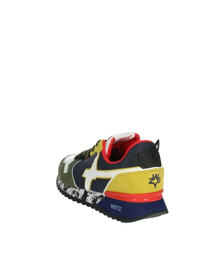 W6YZ  SNEAKERS BASSA 0012013566.46.1F66 BIANCO/VERDE
