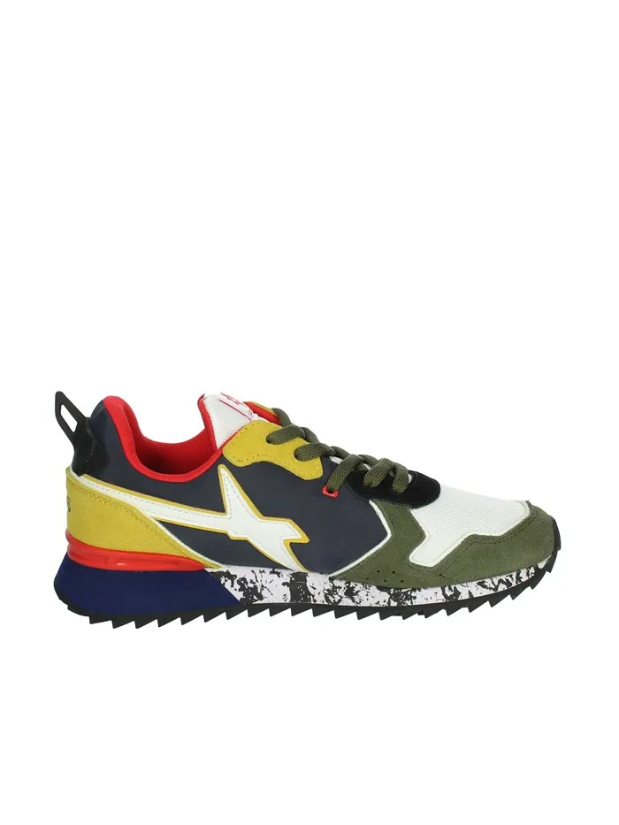W6YZ  SNEAKERS BASSA 0012013566.46.1F66 BIANCO/VERDE