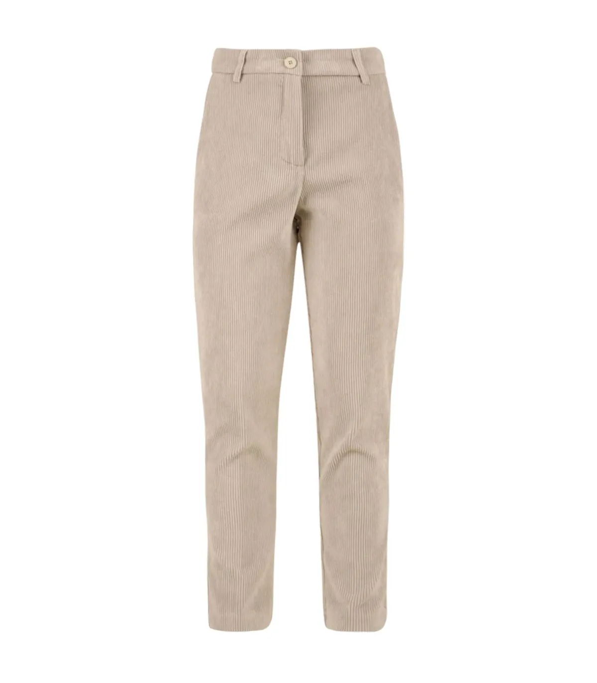 White Wise Donna Abito Completo Tailleur Monopetto In Velluto A Coste