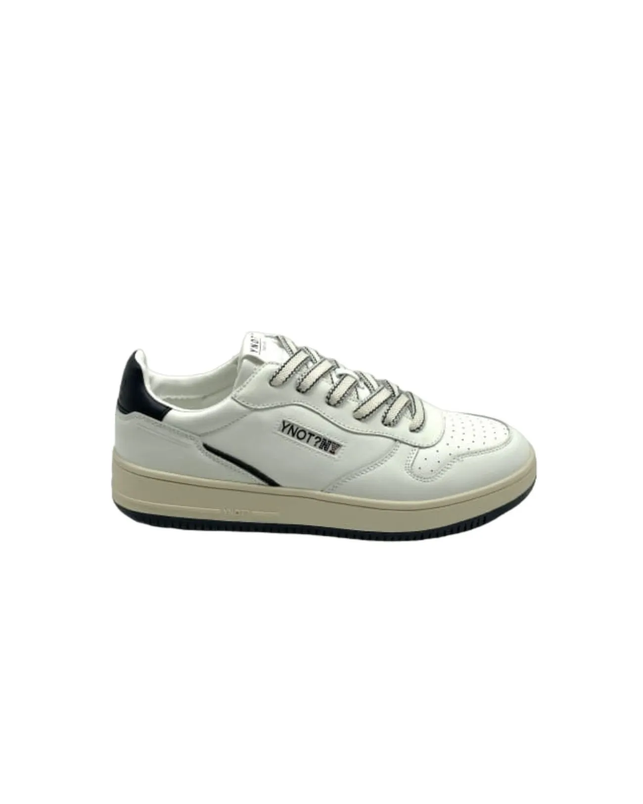 Ynot - Sneakers uomo in pelle con inserti a contrasto blu New York | Studioarch.com